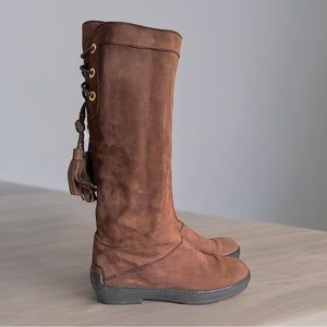 TOD’s BROWN RIDER BOOTS 7.5